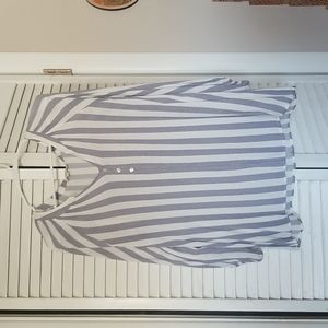Long sleeve striped blouse